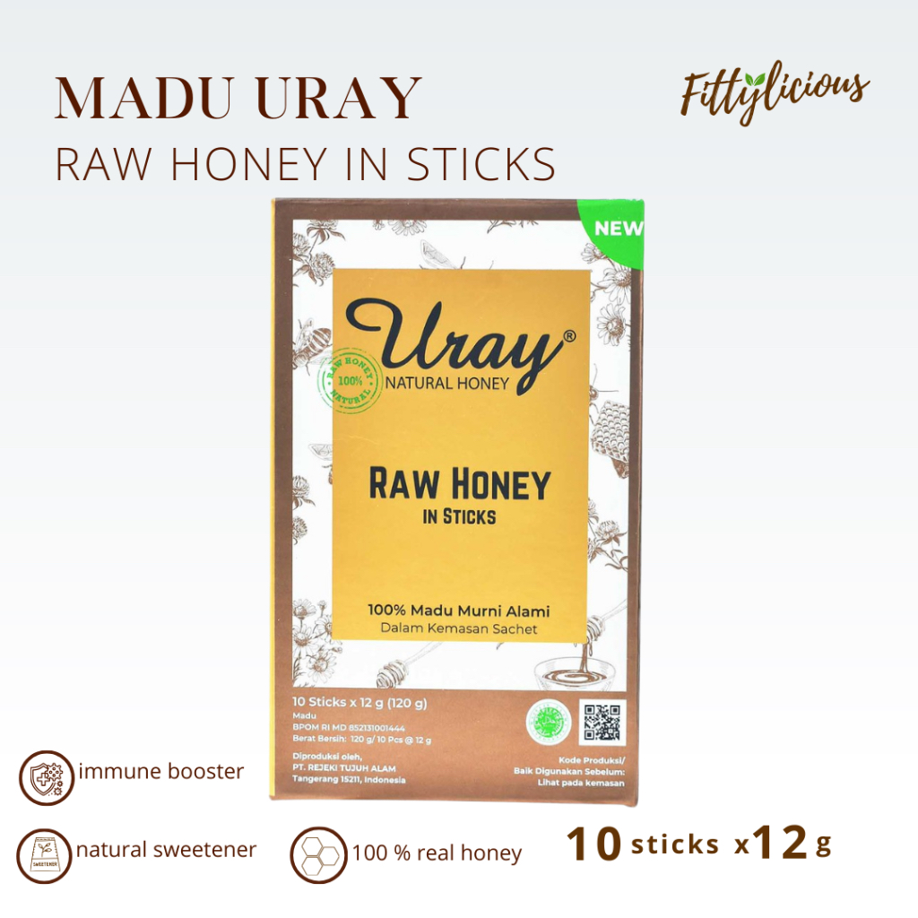 

Uray Raw Honey in Sticks 120 gr