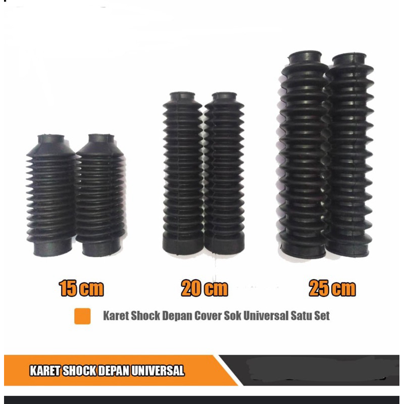 KARET SHOCK DEPAN TRAIL HITAM