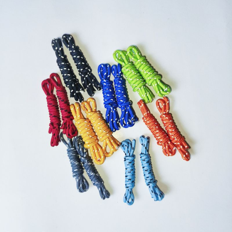 Gantungan Sepatu Aksesoris Anting Clark Reflektive nyala Handmade Tali 3mm - Shoes, Casual