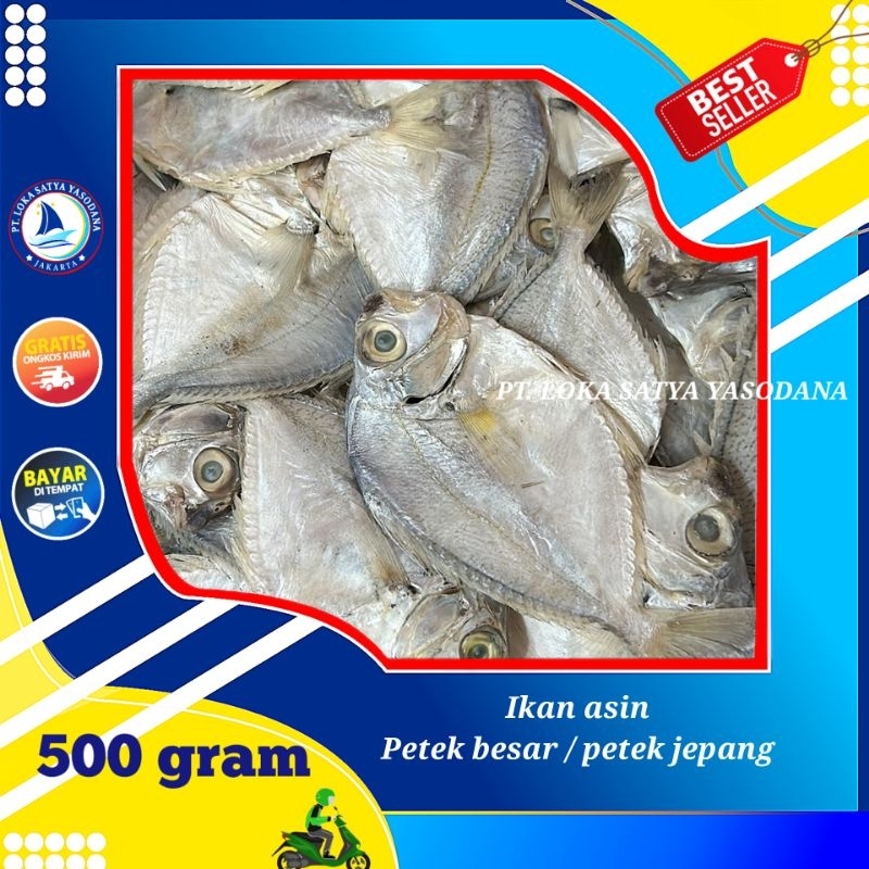 

ikan asin petek besar super 500gram