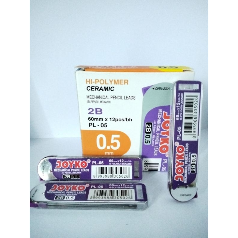 

ISI PENSIL JOYKO 0.5 MM //BISA COD///BAYAR DITEMPAT//READY STOCK////ISI PENSIL JOYKO 0,5MM