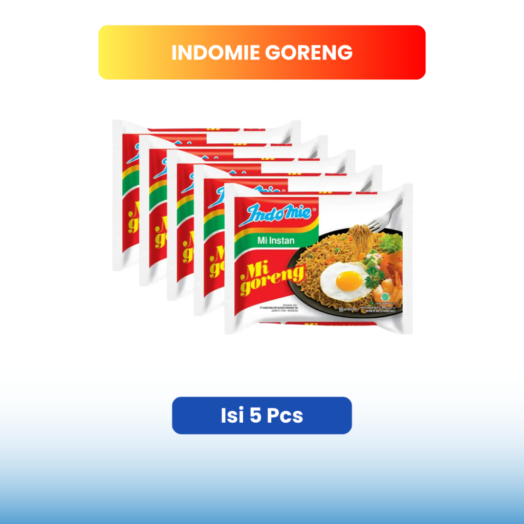 

Jual Indomie Goreng | Mie Instant Goreng Paket 5 Pcs