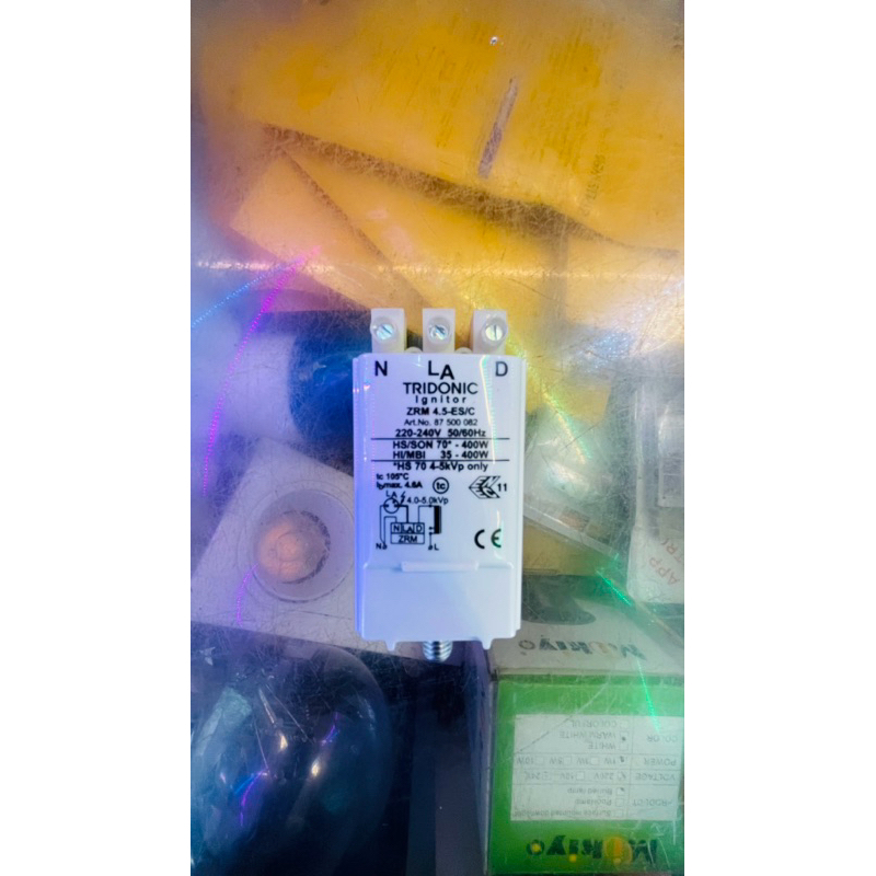 IGNITOR TRIDONIC  35 400Watt / STATER TRIDONIC 70