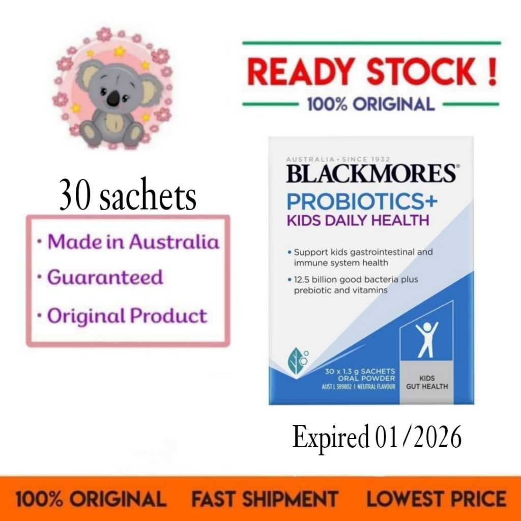 Blackmores Probiotics Probiotic+ Kids Daily Health 30 Satchets