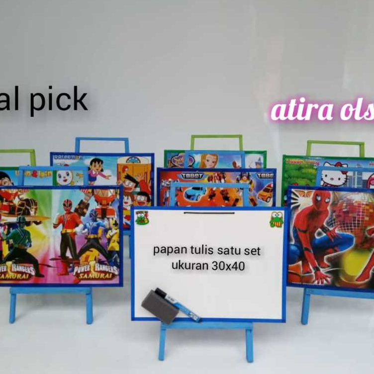

Papan tulis anak dengan penyangga/papan tulis penyangga kayu/white board/Papan tulis white board.