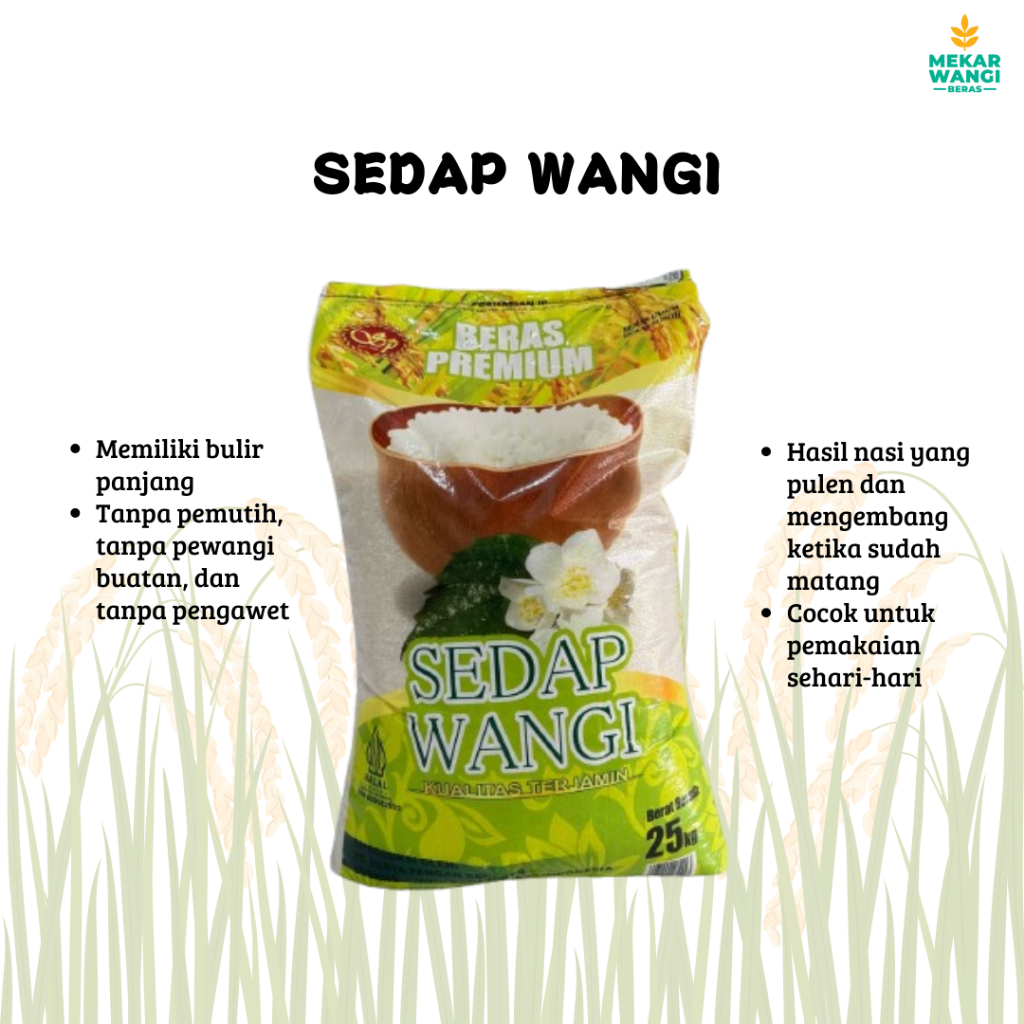 

BERAS SEDAP WANGI 25KG