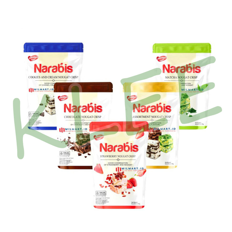 

RB Naraya Narabis Nougat - Assorment Chocolate Crumbs Matcha Orange Strawberry Nougat Crisp -