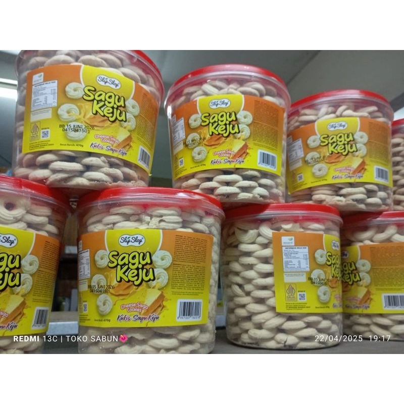 

kue sagu keju kemasan 470grm