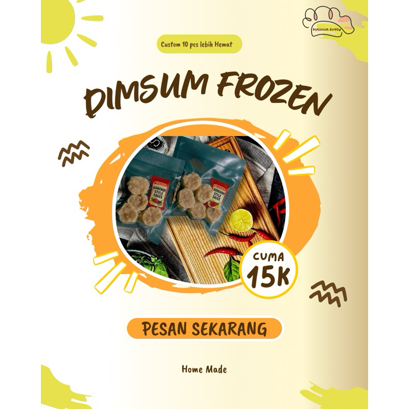 

Dimsum frozen ndaging