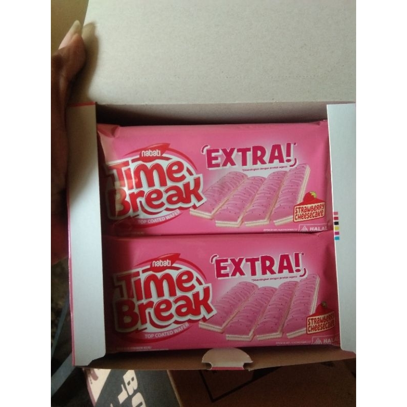 

nabati time break/time break rasa strowberry keju
