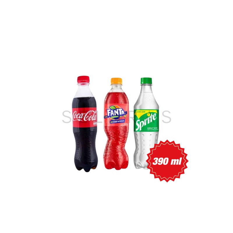 

FANTA / SPRITE / COCA-COLA 390ml