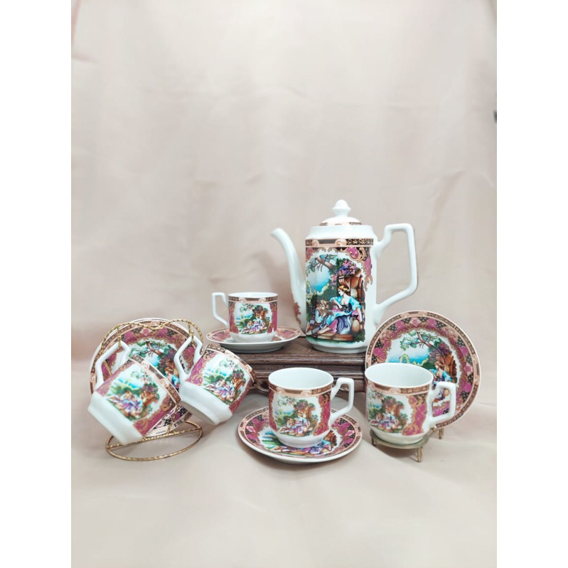 Tea set Noritoki Royal Japan/set cangkir jepang