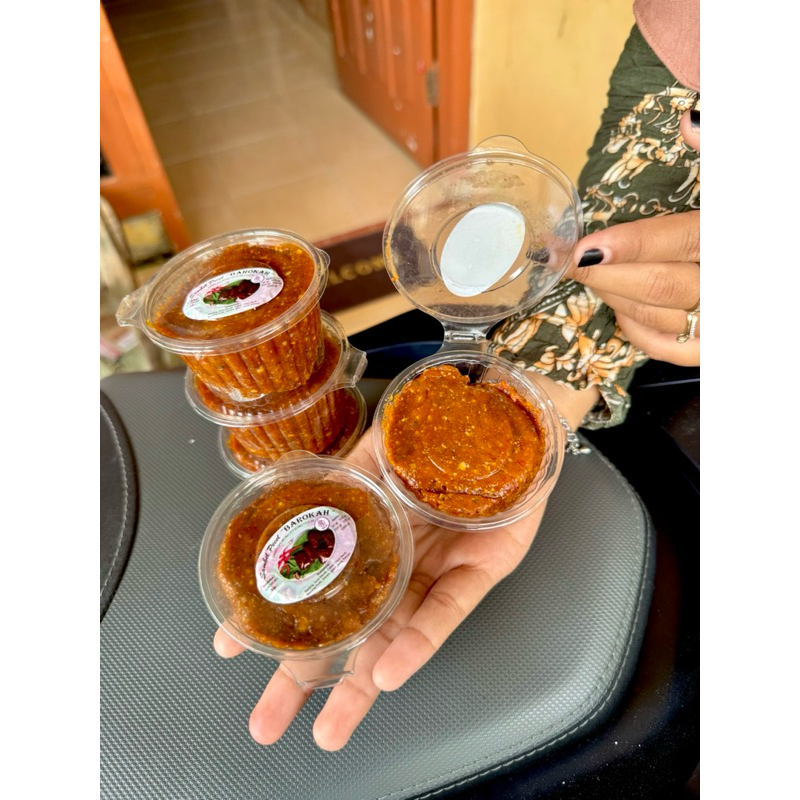 

SAMBAL SAMBEL PECEL ASLI KHAS NGANJUK KEMASAN 100gram