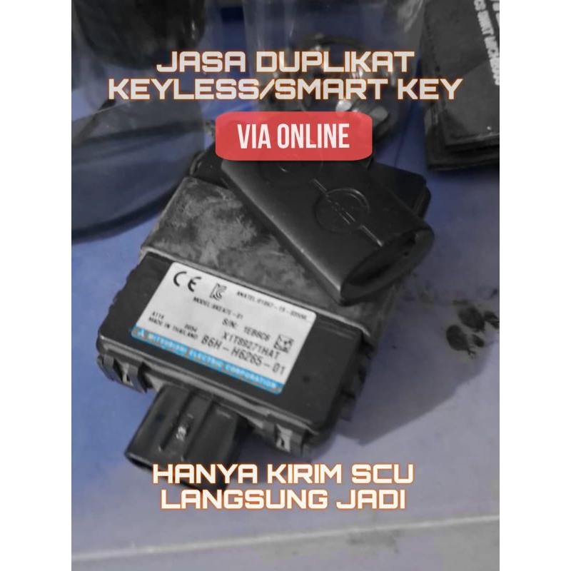 JASA REMOTE YAMAHA KEYLESS/SMARTKEY TAMBAH REMOT, HILANG, & BACA ID BARCODE MOTOR(LEXI, NMAX, AEROX,