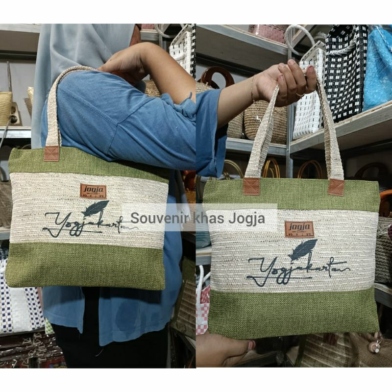 PROMO TERMURAH handbag wanita sablon yogyakarta/tas wanita oleh oleh khas jogja