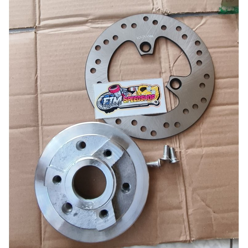 plendes adaptor cakram belakang Satria fu tromol kecil pnp supra, karisma, fiz r, smash revo shogun 