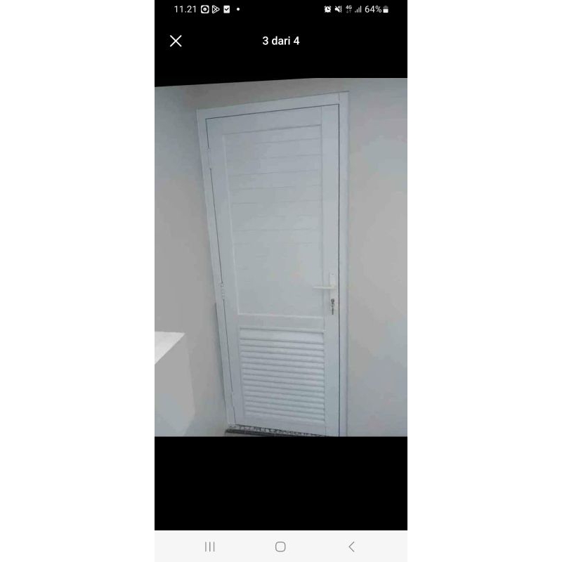 pintu aluminium set kusen