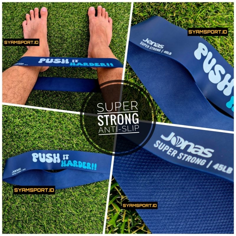Resistance band Jonas ORI Super Strong 45 LB Anti Slip | Resistance band workout | Karet Olahraga Pa
