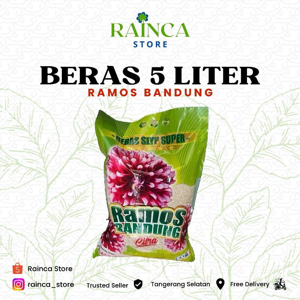 

Beras 5 liter ramos bandung Tangerang Selatan