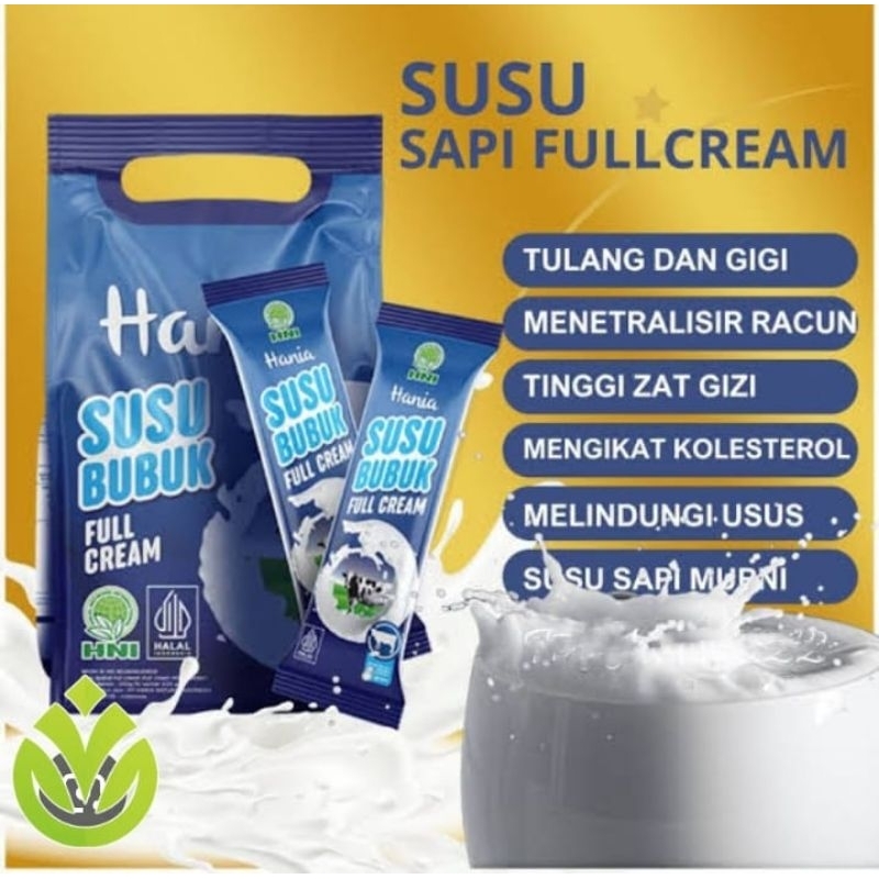 

Hania SUSU SAPI BUBUK Full Cream HNI Hpai | Susu Tawar | Susu Asli