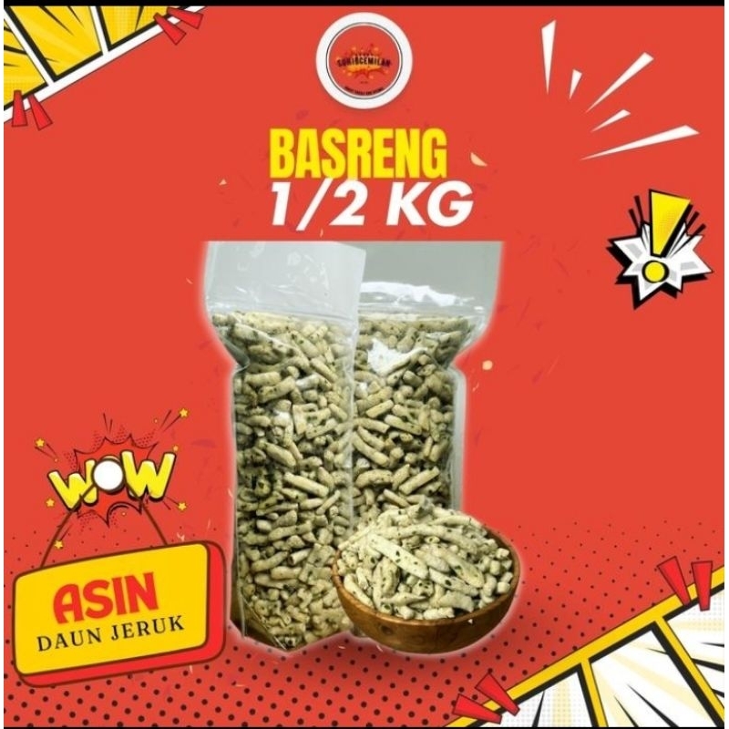

Basreng Pedas daun jeruk Dan Original Cemilan Kering 500gr