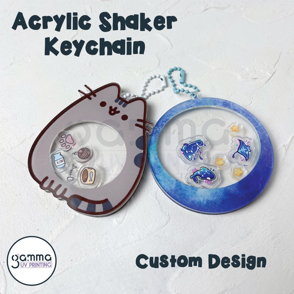Koota - Gantungan Kunci Shaker Custom / Acrylic Shaker Keychain / Shaker Ganci