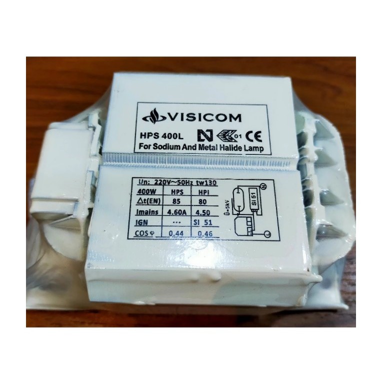Ballast / Travo 400 watt 220V 50HZ BSN / BHL | Ballast utk Lampu Sodium dan Metal Halide merek VISIC