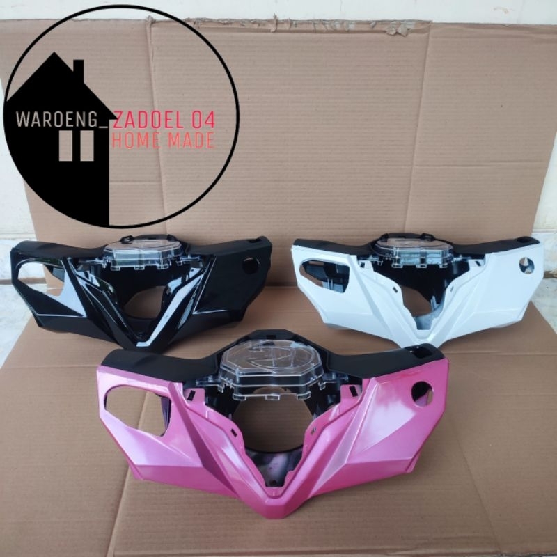 Batok Kepala Depan Belakang Set Mika Speedometer Honda Beat Fi Esp Eco 2016-2019 Beat Eco Beat Digit