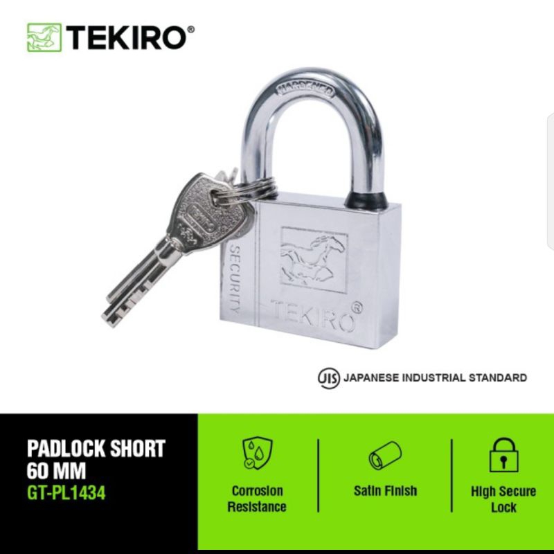 TEKIRO GEMBOK LEHER PENDEK 60MM / GEMBOK PENDEK 60MM