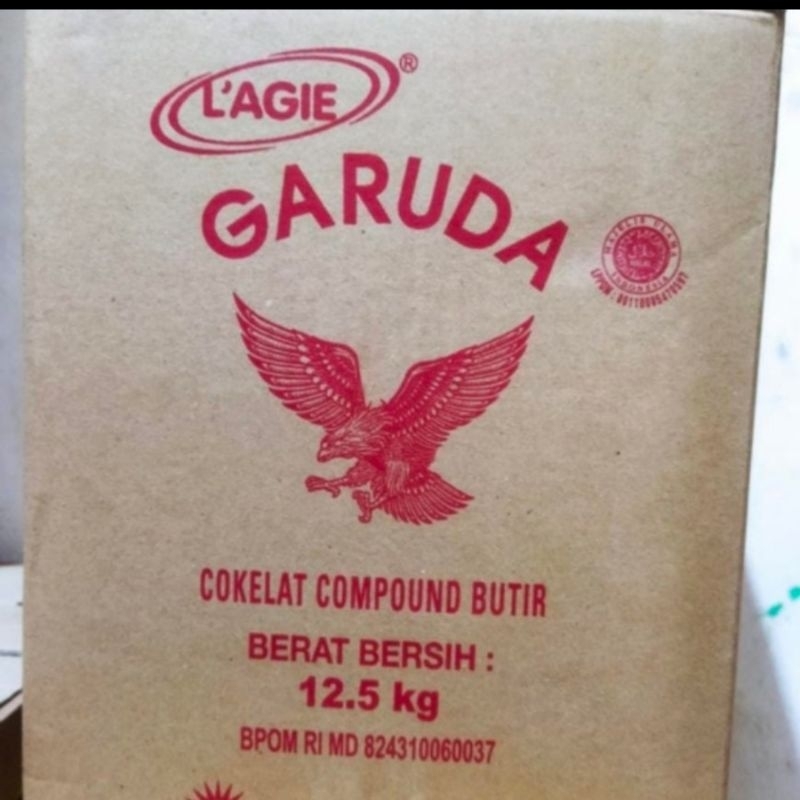 

coklat meses Garuda 1 karton / meses Garuda 12,5 kg