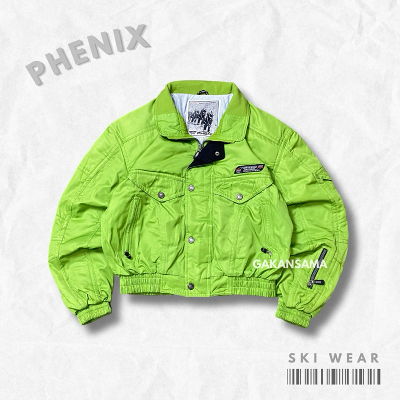 JAKET PHENIX CROP RACING YURI FRANKO WARNA SAGE