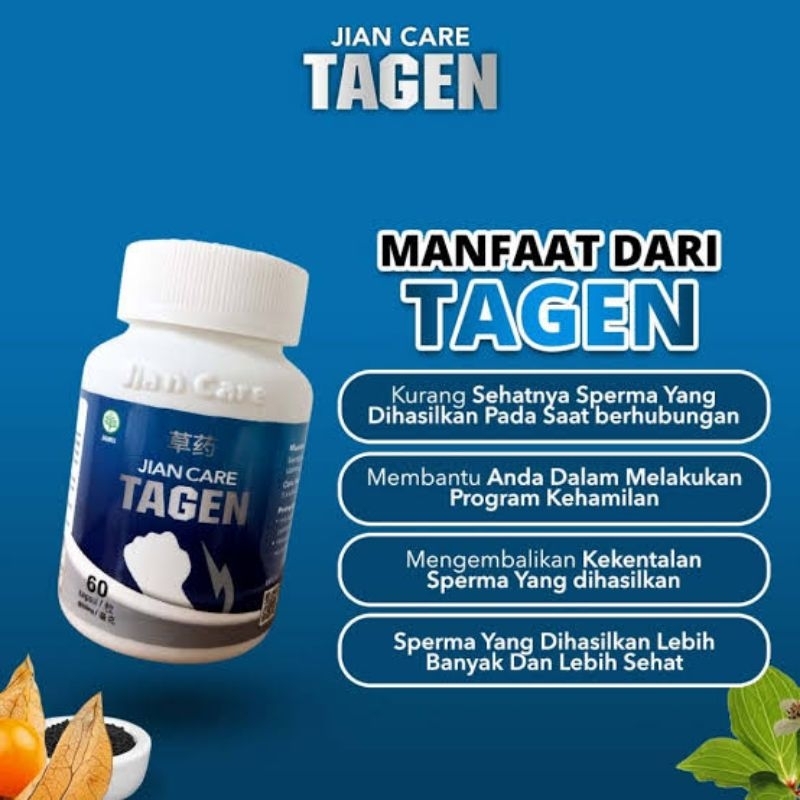 TAGEN JIANCARE Original Penambah Stamina Pria Asli Herbal BPOM