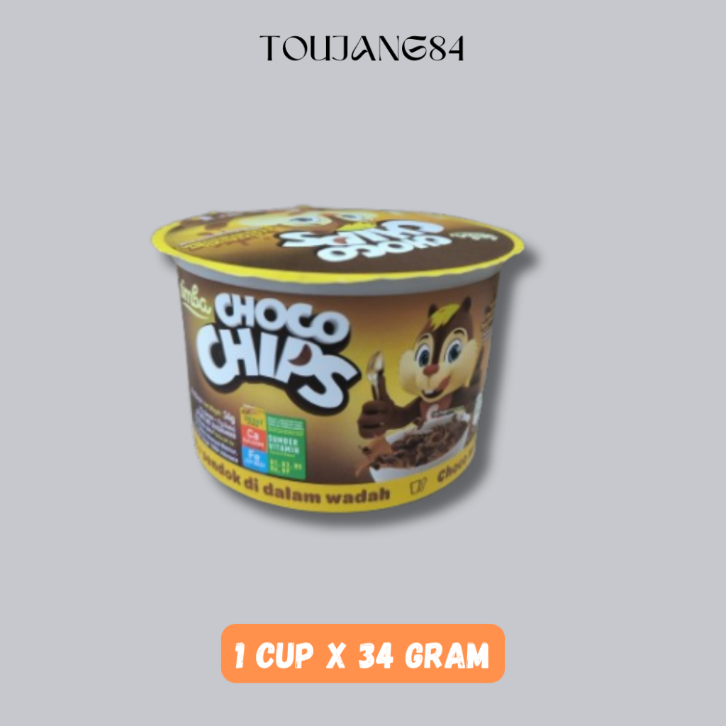 

Simba Creal Choco Chips Kalsium Susu Coklat Cup @34g