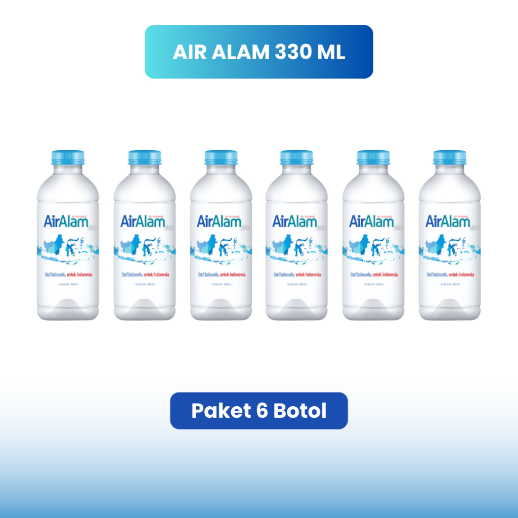 

Jual Air Alam Botol 330 ml Paket 6 Botol