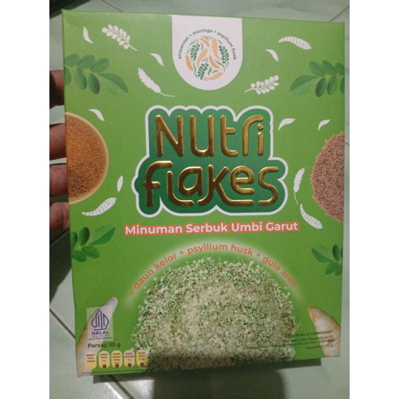 

Nutriflakes 100% Asli Sereal Umbi Garut - Ampuh Mengatasi Asam Lambung, Maag Dan Gerd 1 Box