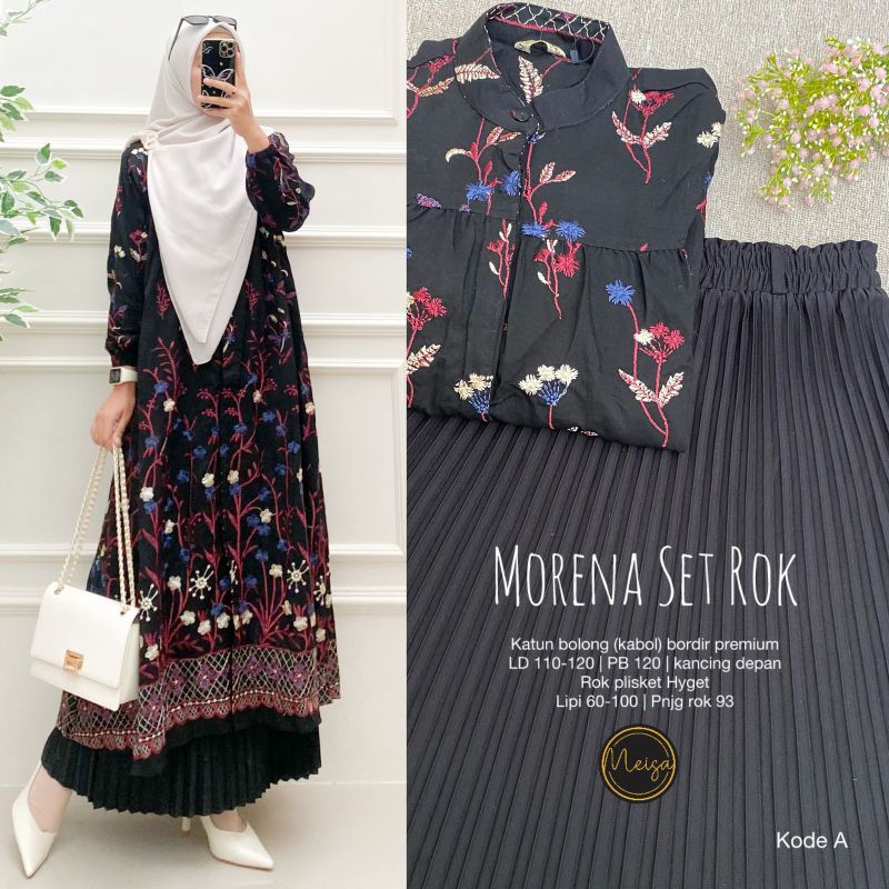 BISA COD GAMIS ///PEVITA //   MORENA  SET   BY ATHAYA HIJAB