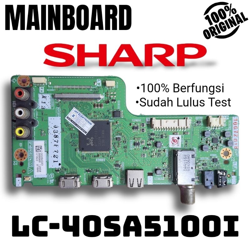 MB / Mainboard / Motherboard / Mesin Tv Sharp LC 40SA5100I LC-40SA5100I 40SA5100