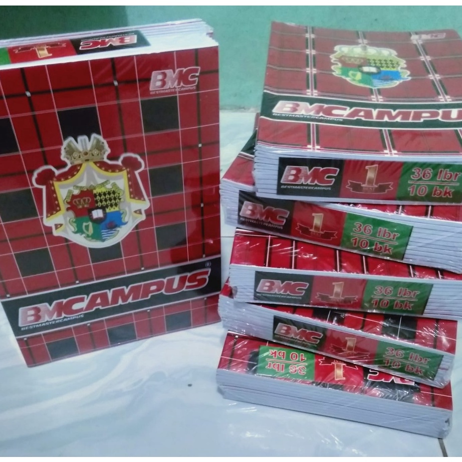 

1 Pack BUKU TULIS BESAR FAVORITE CAMPUS 36 LEMBAR ISI 5 PCS BUKU PANJANG