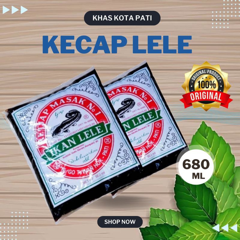 

KECAP LELE KHAS KOTA PATI KEMASAN 1 KG (680ML)