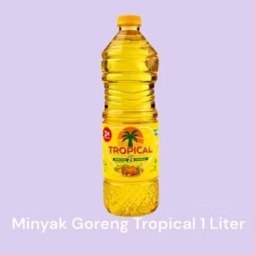 

Minyak Goreng 1 Liter Tropical gratis packing bubblewarp