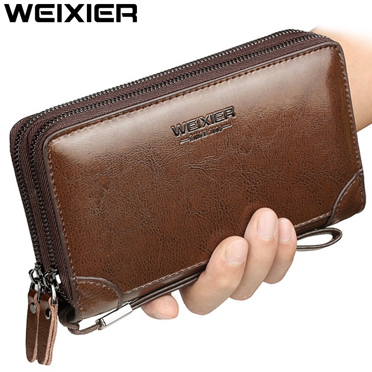 Terlaris WEIXIER W88 Dompet Panjang Kulit Pria WXOS
