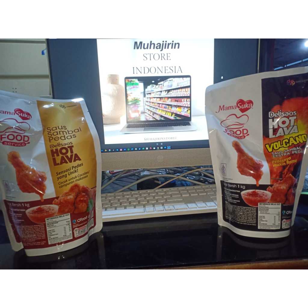 

MamaSuka - Delisaos Hot Lava 1 Kg (Rp. 32.000) & Volcano 1 kg (Rp. 37.000)