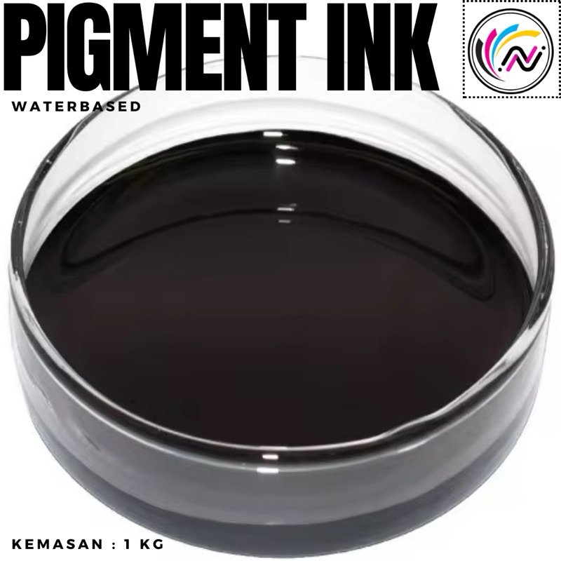 

1KG Tinta Sablon Waterbased Hitam Black K / Black RGF / Black NO / Black TGF