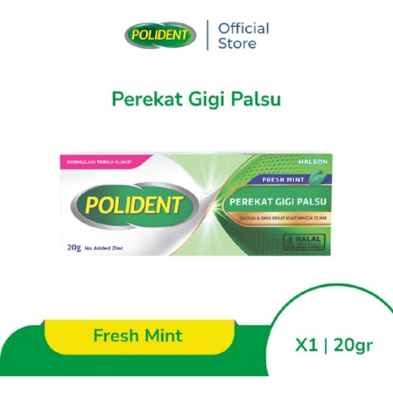 RB22 polident lem gigi palsu 20 gr presmint / flavour free