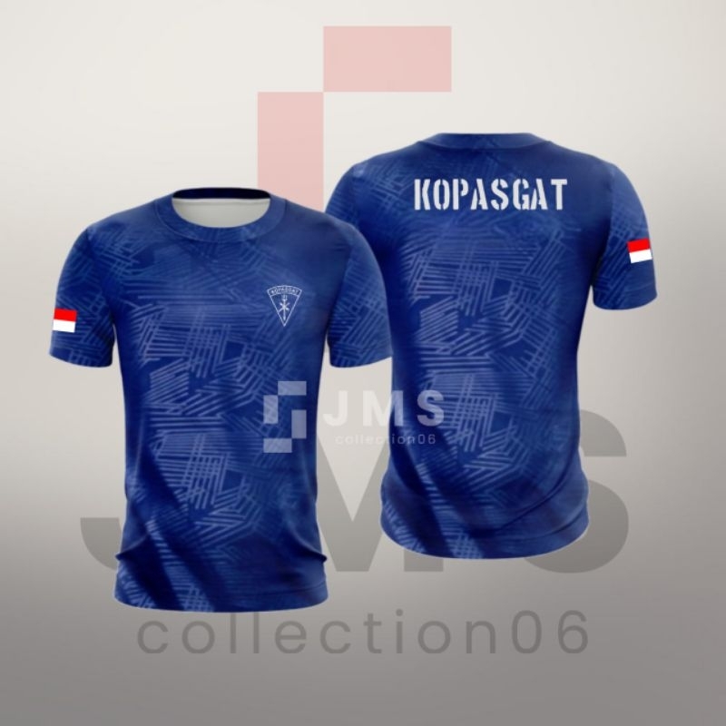 Kaos KOPASGAT terbaru bahan timbul tebel / Kaos KOPASGAT bahan dryfit terbaru / Kaos KOPASGAT Premiu