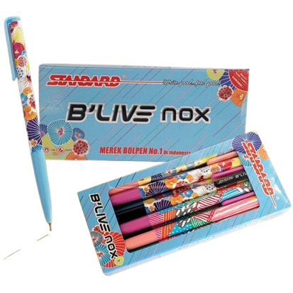 

Bolpen PulpenStandard B'live Nox 0.5 Hitam Ecer