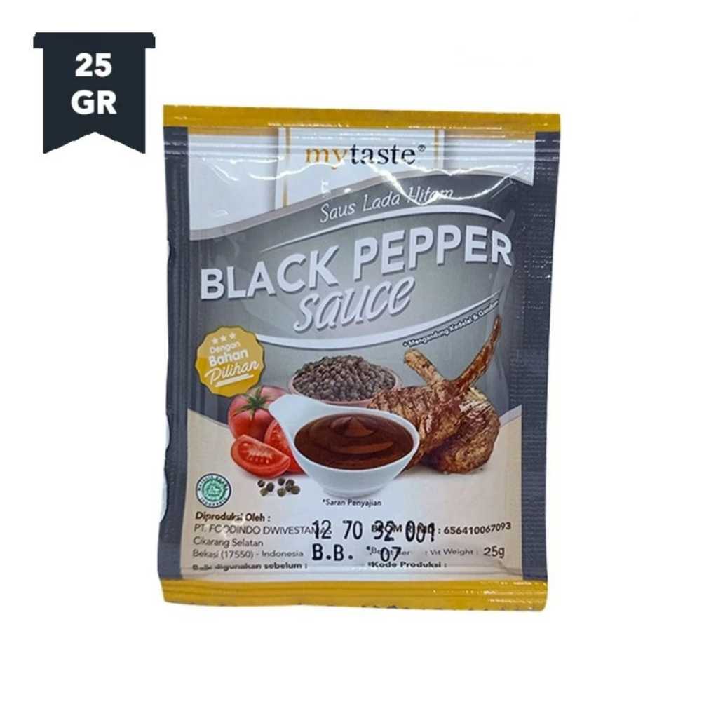 

MY TASTE BLACKPEPPER SACHET 25 GRAM