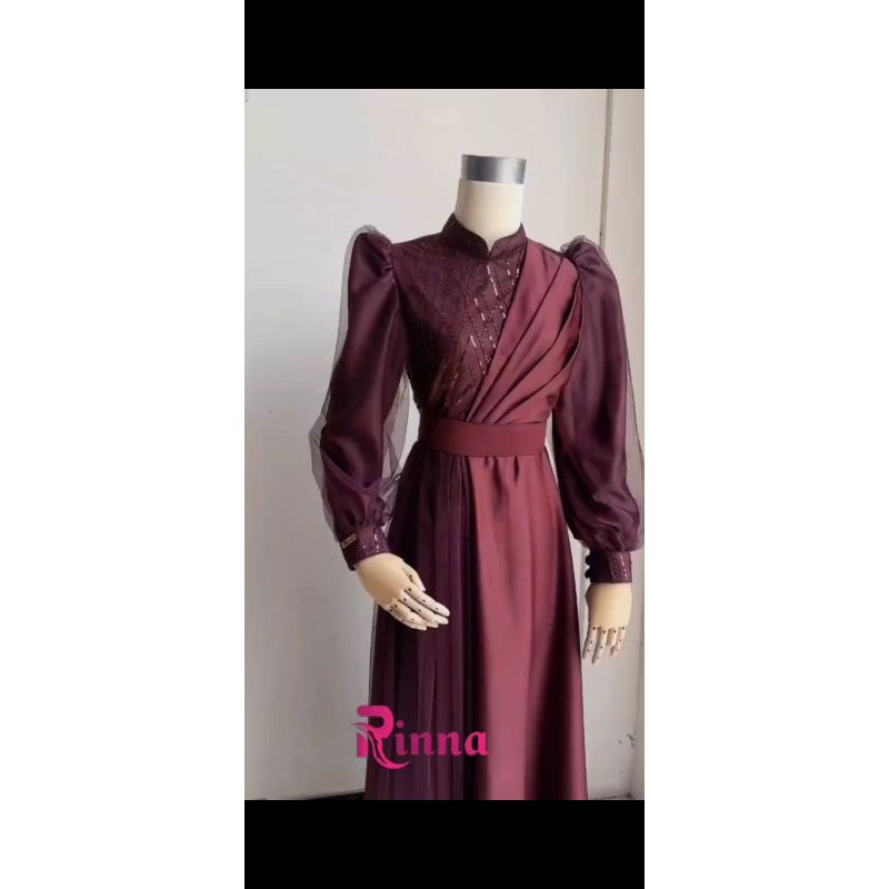 naura dress baju bridesmaids kondangan wisuda tunangan gaun mewah
