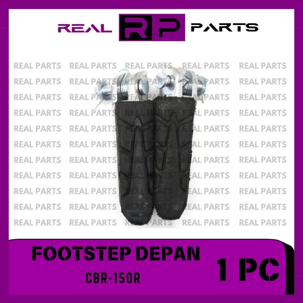 REAL-PARTS/FOOTSTEP-DEPAN/STEP/INJAKAN/PIJAKAN/KAKI/MOTOR/HONDA/CBR-150R/GRADE-ORI