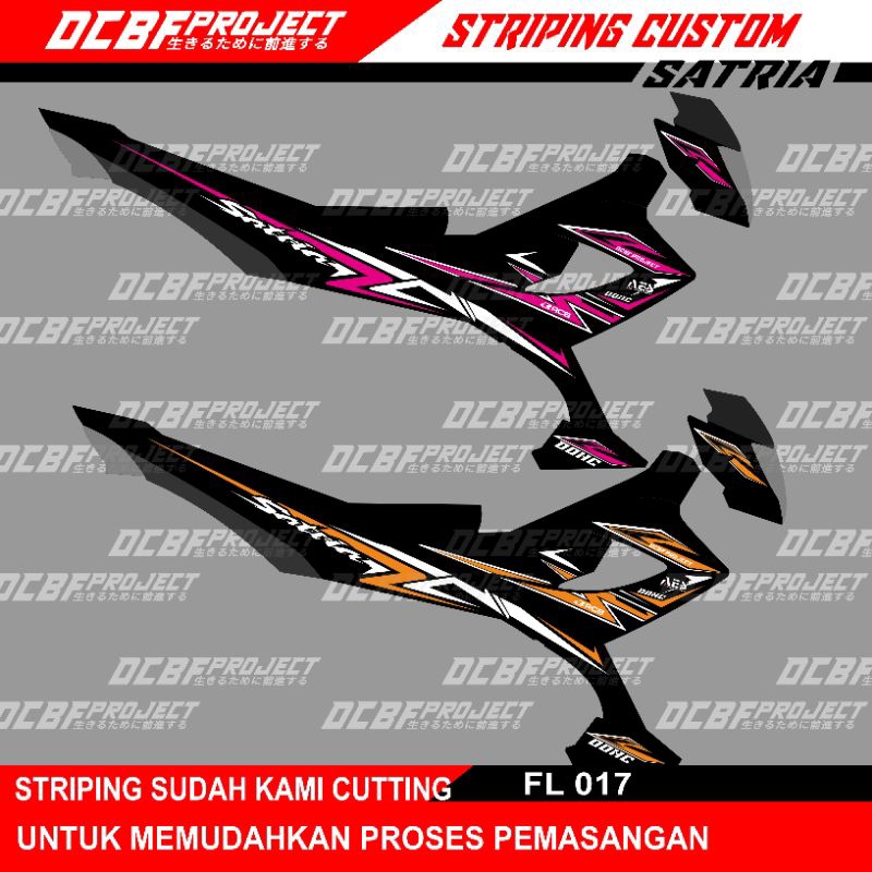 STRIPING CUSTOM SATRIA FU RAIDER R150 FACELIFT